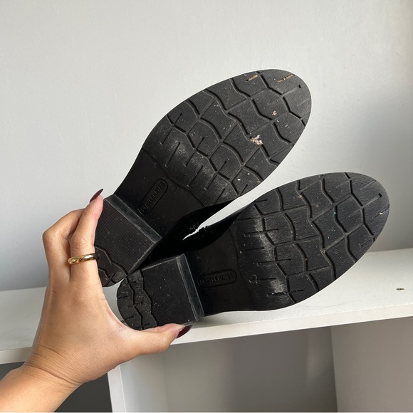 Denver Hayes Black Leather Tall Boots - Picture 5 of 10